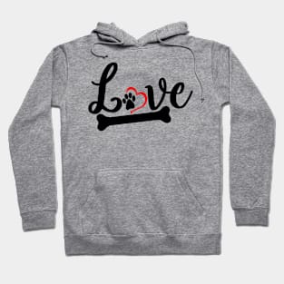 Love Dogs puppy Hoodie